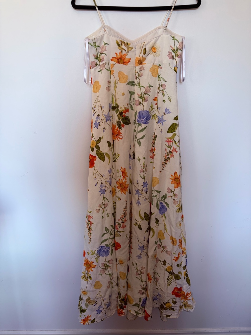EVERNEW Linen-Blend Vayda Strap Midi Sun Dress - Size 2 - Picture 9 of 16